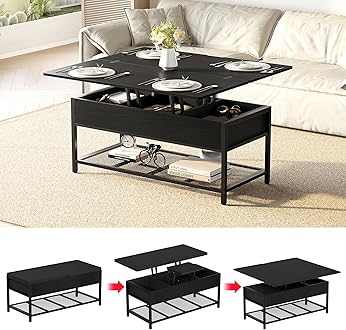 B-COMPANY ♡ アンティーク調フレーム&鏡set Amazon.com: Tribesigns Coffee Table Square LED Center Table